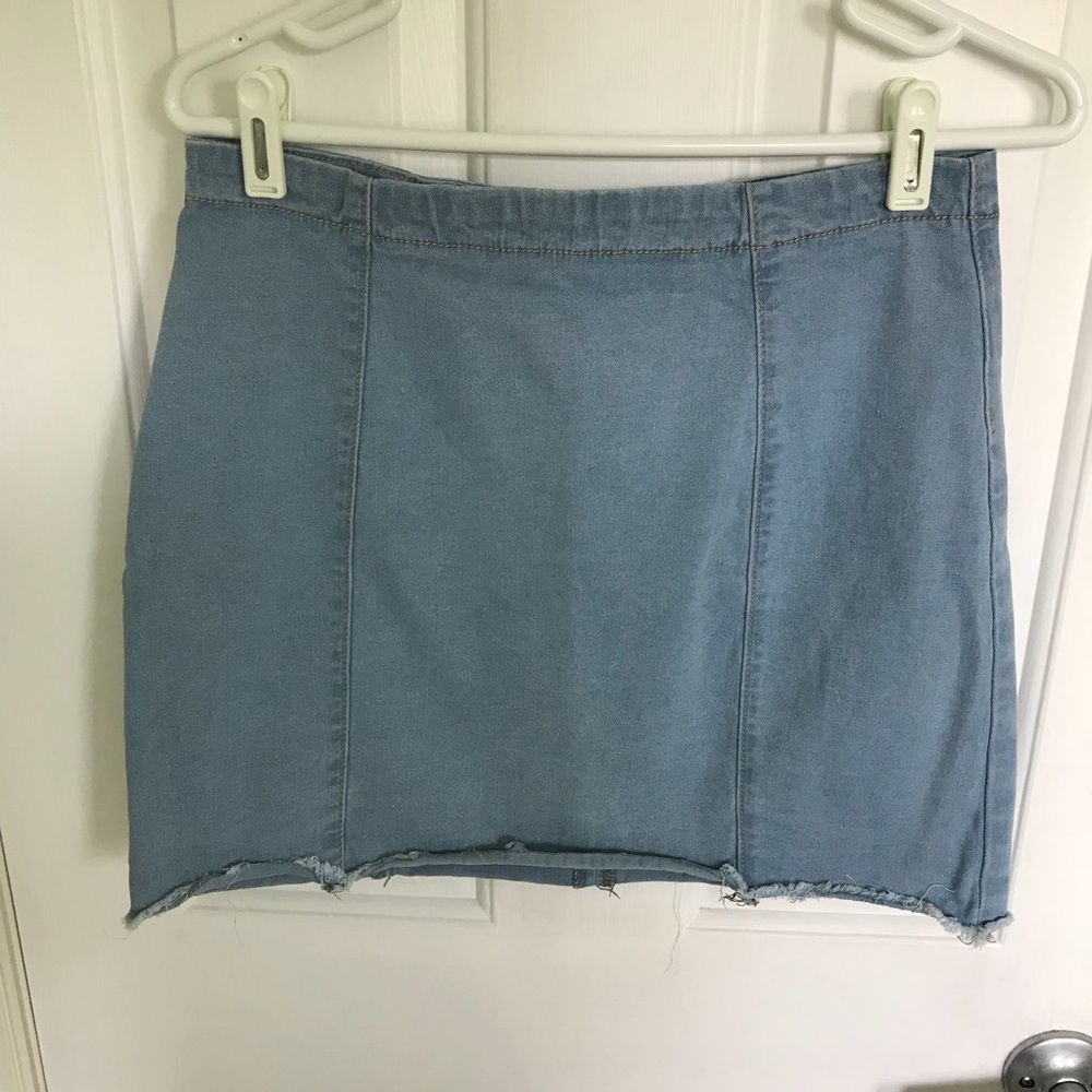 Blue denim skirt from Forever 21 size large